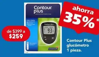 Contour plus diabetes glucometro 1 pieza