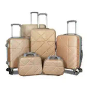 Waldos Set 4 maletas pearl + 2 maletas de mano gratis! oferta