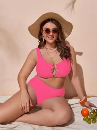 SHEIN Bañador bikini vinculado con aro oferta
