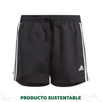 Short adidas fitness designed to move 3 stripes niña