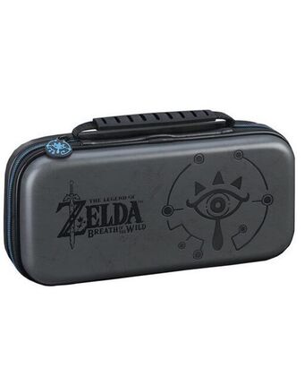 Gameplanet Estuche rigido nintendo switch the legend of zelda breath of the wild sheikah negro oferta