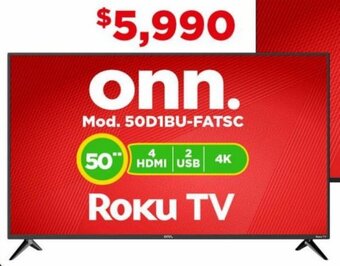 Bodega Aurrerá Onn. Roku TV 50" oferta