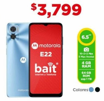 Bodega Aurrerá Motorola E22 oferta