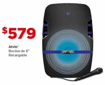 Bodega Aurrerá Atvio Bocina de 8" Recargable oferta