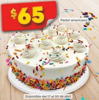 Bodega Aurrerá Pastel Americano oferta