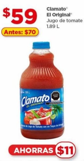 Bodega Aurrerá Clamato El Original Jugo de Tomate 1.89L oferta