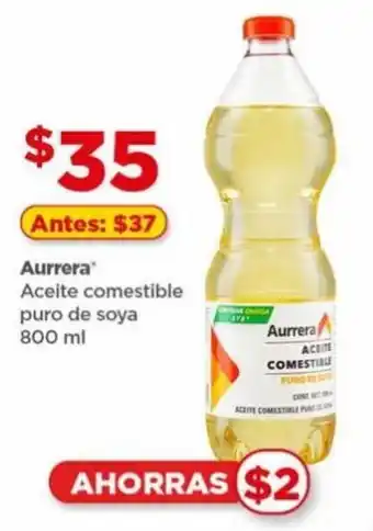 Bodega Aurrerá Aurrera Aceite Comestible Puro de Soya 800ml oferta