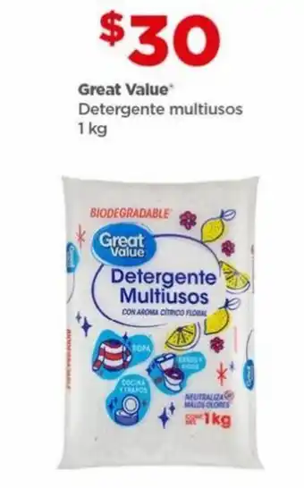 Bodega Aurrerá Great Value Detergente Multiusos 1kg oferta