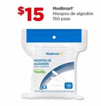 Medimart Hisopos de Algodón 150 pzas