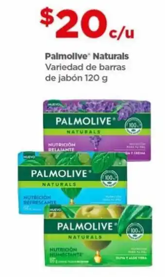 Bodega Aurrerá Palmolive Naturals Variedad de Barras de Jabón 120g oferta