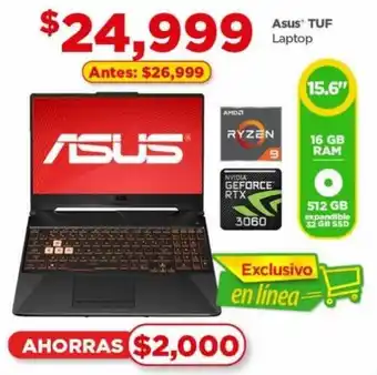 Bodega Aurrerá Asus Tuf Laptop oferta