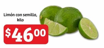 Soriana Híper Limón con semilla, kilo oferta