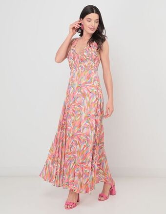 Liverpool Vestido maxi casual map para mujer oferta
