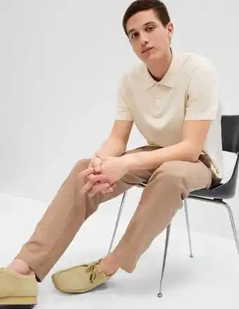 GAP Pantalón straight de algodón para hombre oferta