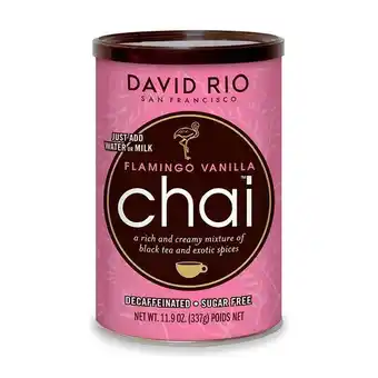 Té chai david río, flamingo vanilla 337 grs,