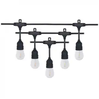 Serie de luces led café honeywell de 14.6m de largo- 15 bulbos