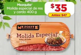 Bodega Aurrerá Mezquite® Molida especial de res y cerdo 400 g oferta