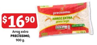 Soriana Mercado Arroz extra PRECÍSSIMO, 900 g. oferta