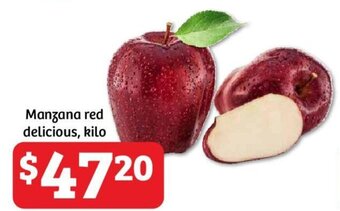Soriana Mercado Manzana red delicious, kilo oferta