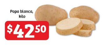 Soriana Mercado Papa blanca, kilo oferta