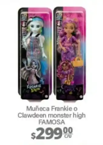 La Comer Muñeca Frankie o Clawdeen monster high FAMOSA oferta