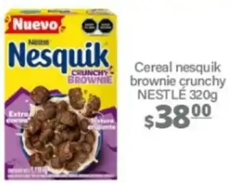 La Comer Cereal Nesquik brownie crunchy NESTLÉ 320g oferta
