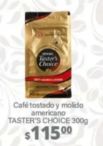 Café tostado y molido americano TASTER'S CHOICE 300g