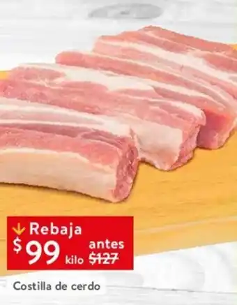 Walmart Express Costilla de cerdo oferta