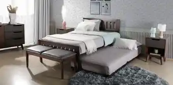 Muebles Dico Cama matrimonial elena nogal oferta