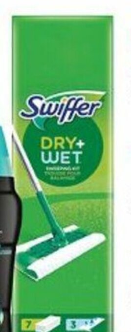 Swiffer Sweeper Dry+Wet sweeping starter kit.