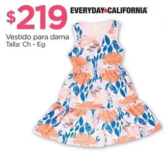 Chedraui EVERYDAY CALIFORNIA Vestido para dama Talla: Ch - Eg oferta