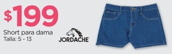 Chedraui Short para dama Talla: 5-13 JORDACHE oferta