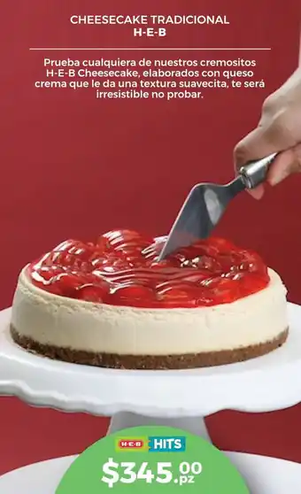 CHEESECAKE TRADICIONAL H-E-B