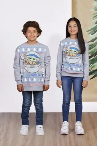 Sudadera navideña kids unisex baby yoda
