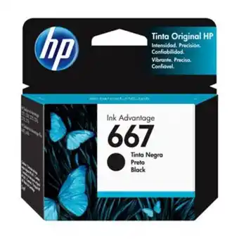 OfficeMax Cartucho de tinta hp 667 negra original 3ym79al oferta