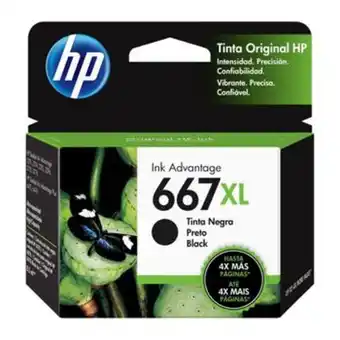 OfficeMax Cartucho de tinta hp 667xl negra original 3ym81al oferta