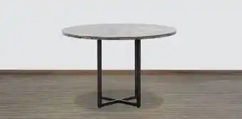 Muebles Dico Mesa de comedor redonda mila gris oferta