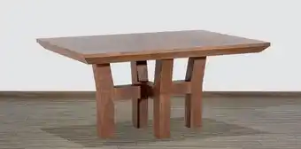 Muebles Dico Mesa de comedor rectangular kansas nogal 160 x 100 cm oferta