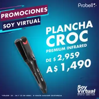 Plancha croc premium infrared