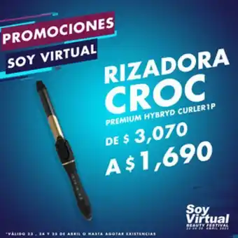 Probell Rizadora croc premium hybryd curler 1p oferta
