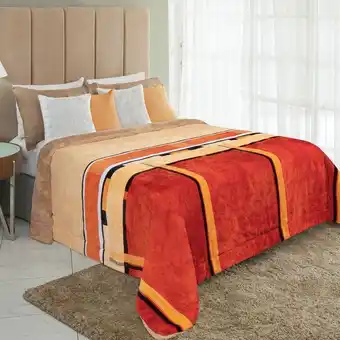 Edredón con borrega estampado margot
