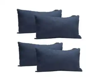 Muebles Dico Set de 4 cojines rectangulares blu delta azul i oferta
