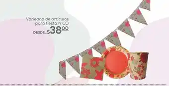 Fresko Variedad de articulos para fiesta nico oferta