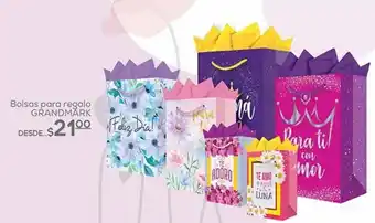 Bolsas para regalo granmark desde...