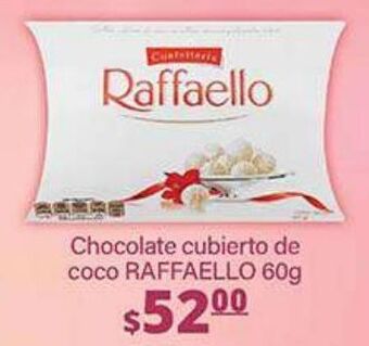 La Comer Chocolate cubierto de coco raffaello 60g oferta