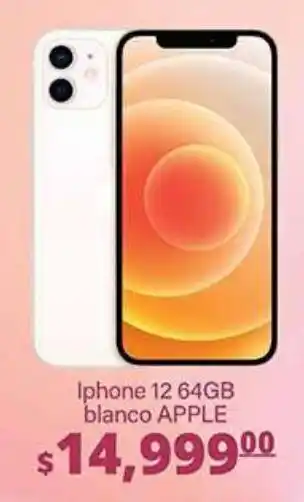 La Comer Iphone 12 64gb apple oferta