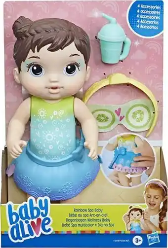 Hasbro baby alive rainbow spa baby brnh f5618
