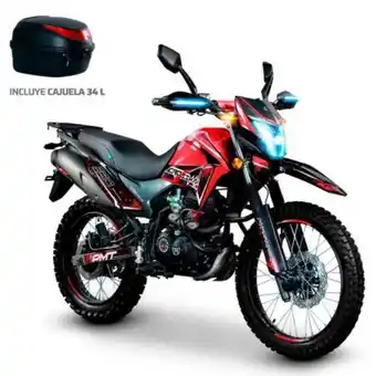 Sam's Club Motocicleta doble propósito vento crossmax 250cc 2023 roja oferta