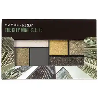 Paleta de sombras city mini palette maybelline urban jungle