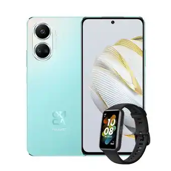 Huawei nova 10 se 128gb verde telcel r3 + huawei band 7